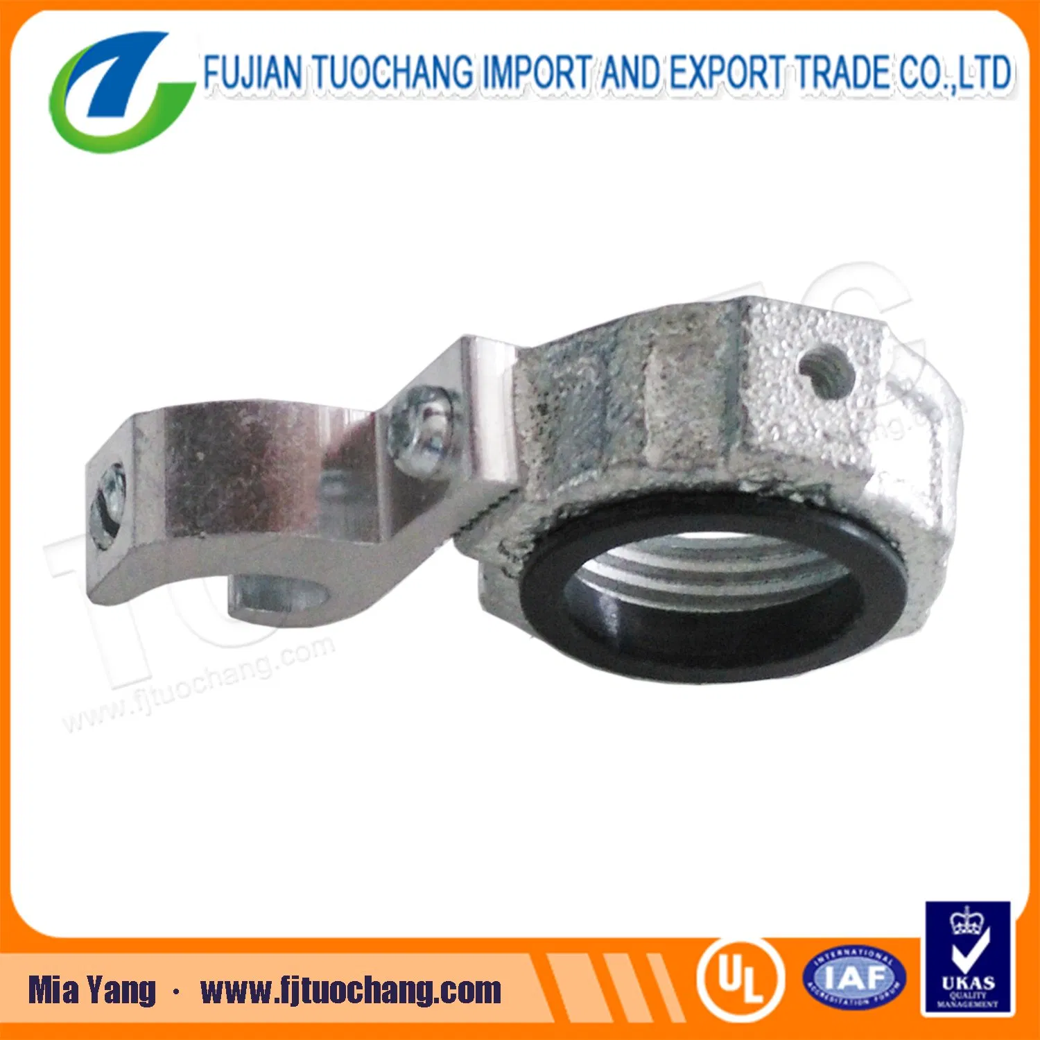 Insulated Grounding Bushing for Threadless and Threaded Rmc/IMC