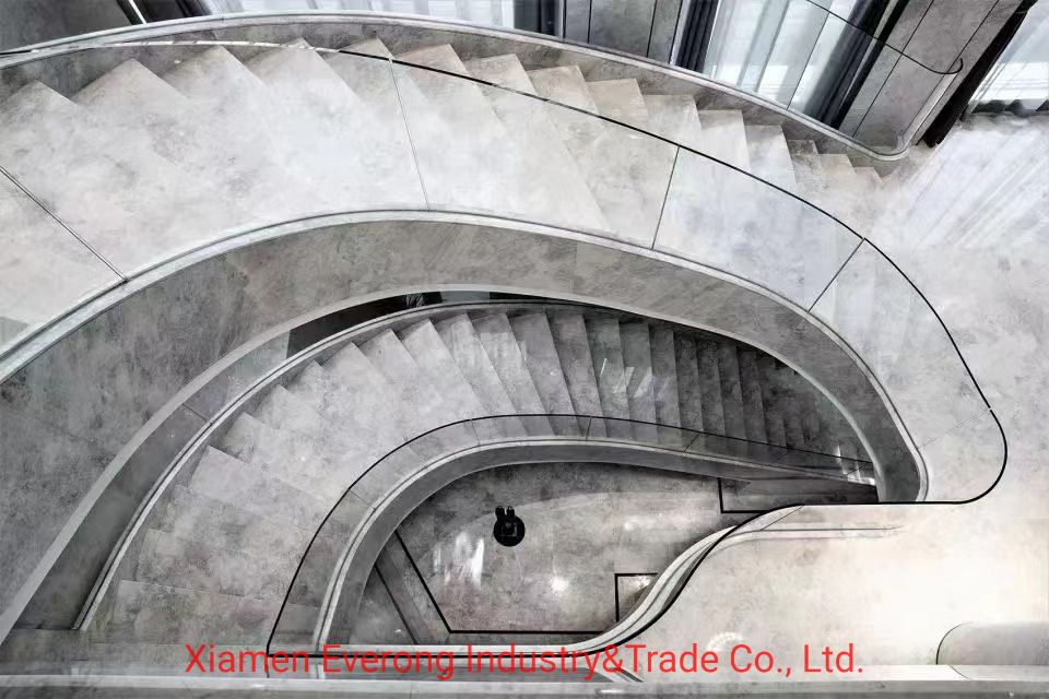 Luxury Onyx Marble Staircase Marble Stone Stair Step for Interior Decoration