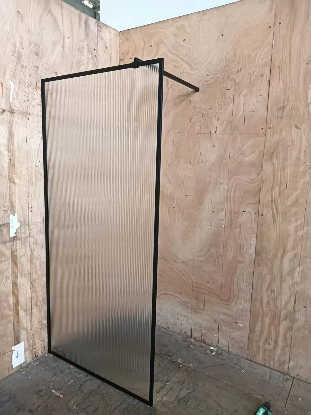 Simple Bathroom Shower Enclosure Tempered Glass Shower Cabin