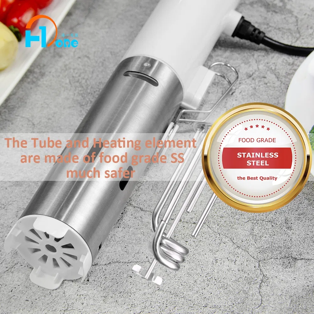 H-One Design 1200W Immersion Circulator Sous Vide Cooker with WiFi Control White Smart Sous Vide Cooker Machine 220V
