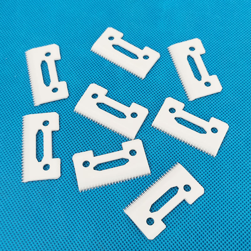 Wear Resistance Zro2 Clipper Zirconia Ceramic Cutting Hair Blade with Plastic Box