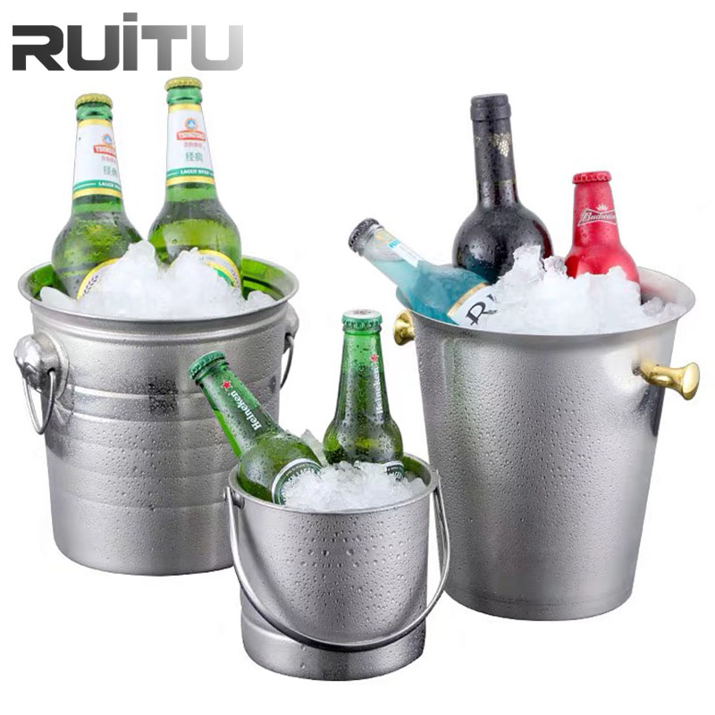 Tableware Accessories for Restaurant Hotel Night Club Bar Party Food Drink Champagne Beer Display Giant Big Stainless Steel Chiller Wine Ice Cooler Bucket