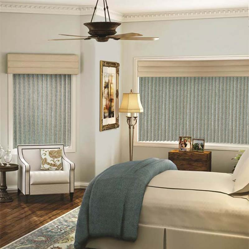 Fireproof Block out PVC Vertical Blind for Windows and Door