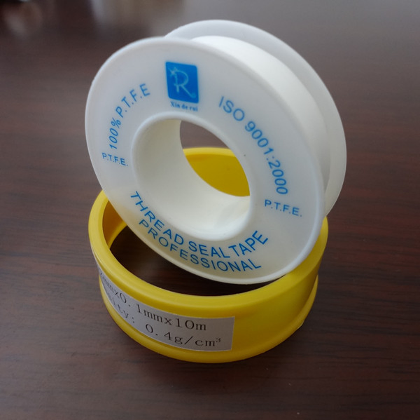 100% PTFE High Quality PTFE Tape Used on Water Gas and Oil Pipe