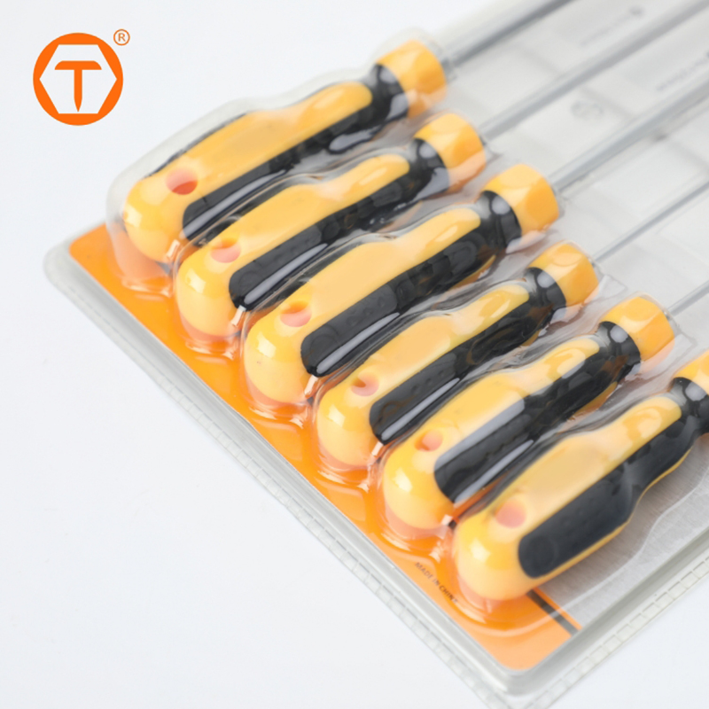 Portable Handy Tools 8PCS Magnetic Tip Screwdriver Set with Cushion Grip