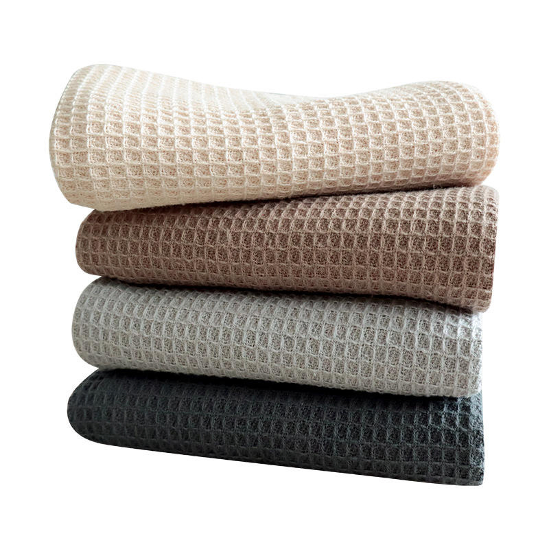 Super Soft Good Gift Quick Drying Organic Cotton Waffle Weave Hand Tea Dish Towel for Kitchen