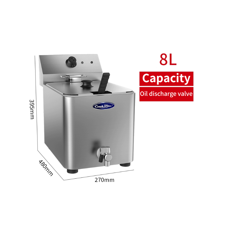 Industrial Kitchen Equipment Freestanding Electric Split Tank Turkey Chips Chicken Deep Fryer