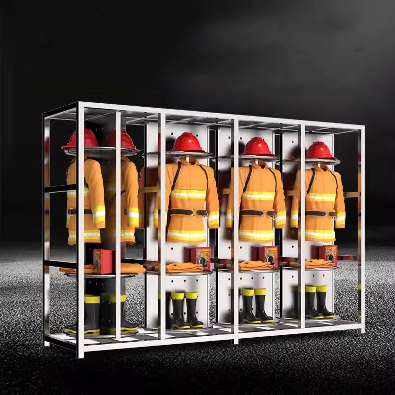 Противопожарный шкаф-гардероб из нержавеющей стали, вращающийся