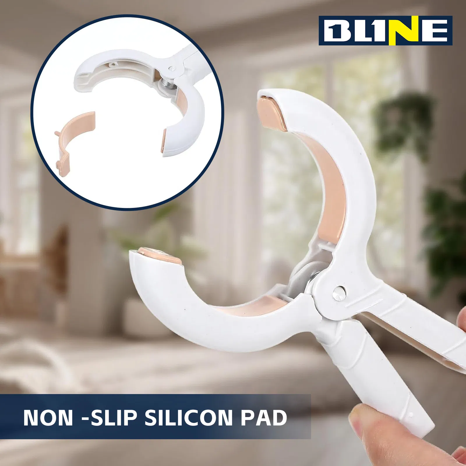 Anti-Slip Large Towel Clips, Heavy Duty Clothespins for Beach Chairs & Clotheslines