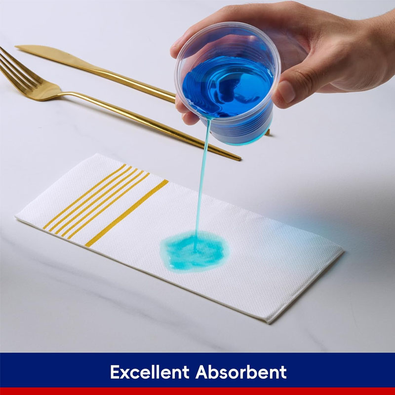 China Custom Disposable Thick Premium Quality Logo Printing Linen Feel Guest Towel Airlaid Paper Kangaroo Napkins