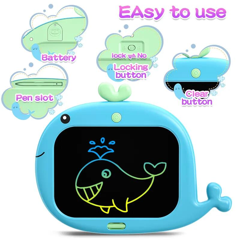 New Low MOQ Magic LED Writing Pad for Kids Digital Writing Pads Educational Toys LED Kids LCD Writing Tablet