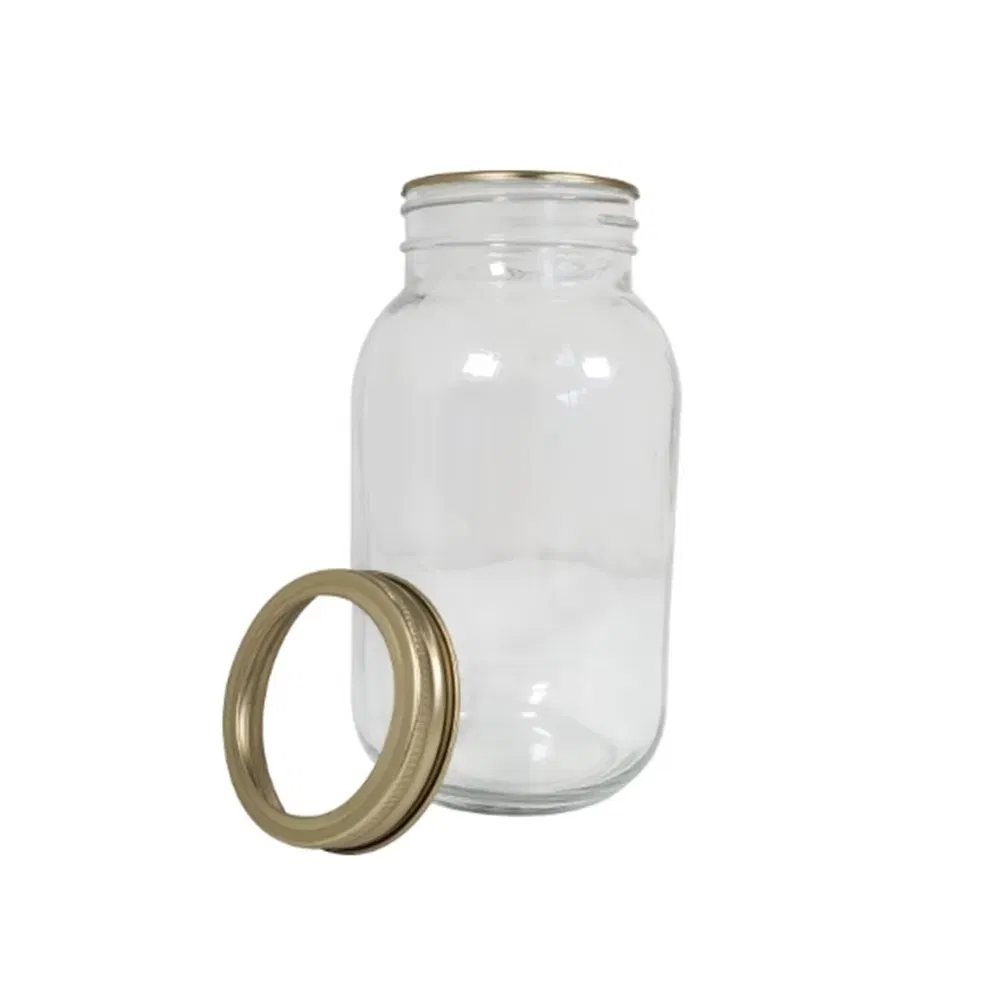 Стеклянная банка Mason Jar с крышкой 8/16/32 унции