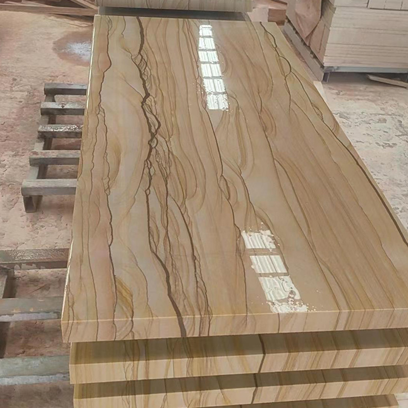 Yunnan Scenery Yellow Sandstone Stone Tile Landscape Sandstone