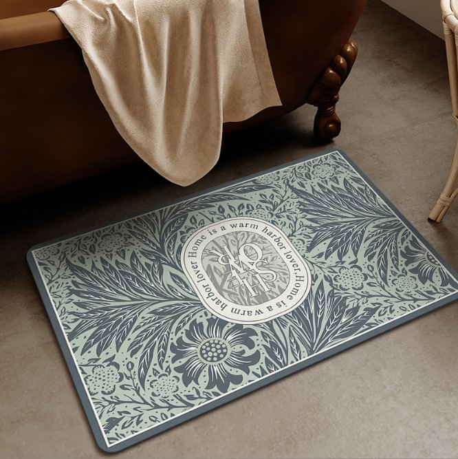 New Water Absorbent Diatom Mud Floor Mat Luxury Durable Bath Rug