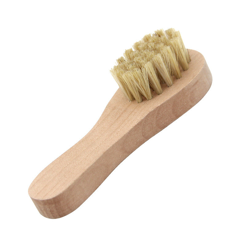 Customized Cleaning Brush High Quality Wooden Block Hair Brush Shoe Brush