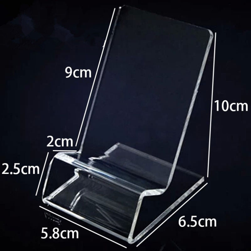 Phone Holder Mobile Stand Display Acrylic Clear Cell Phone Mobile Cellphone Holder