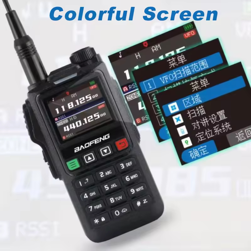 Радиостанция Baofeng UV-18L Tri-Band, дальность до 10 км
