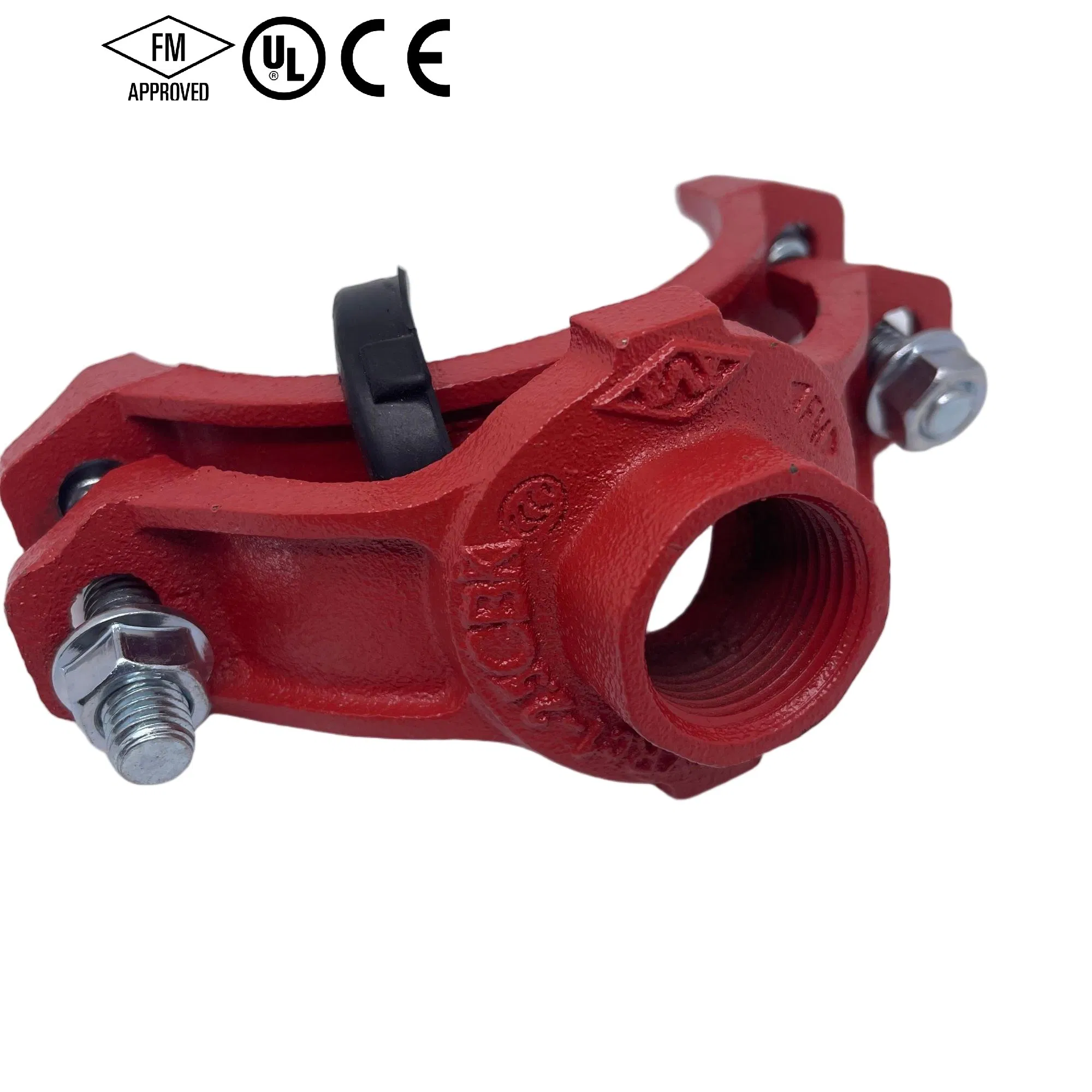 FM/UL Long Lasting Grooved Pipe Fitting for Fire Protection with Anti-Rust Coating