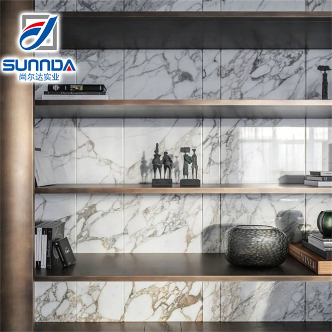 Large Size Sintered Stone Slab Tiles Matte Glossy Surface Foshan Quality