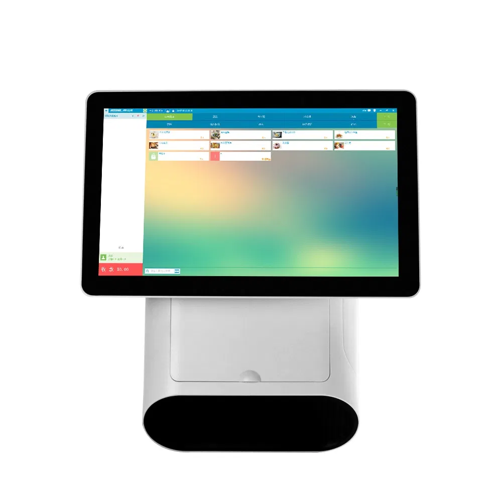 15.6 Inch POS System Touch Screen Kiosk Window Restaurant Retail Cash Register Win 7 8 10 Android Machine POS System for Sale