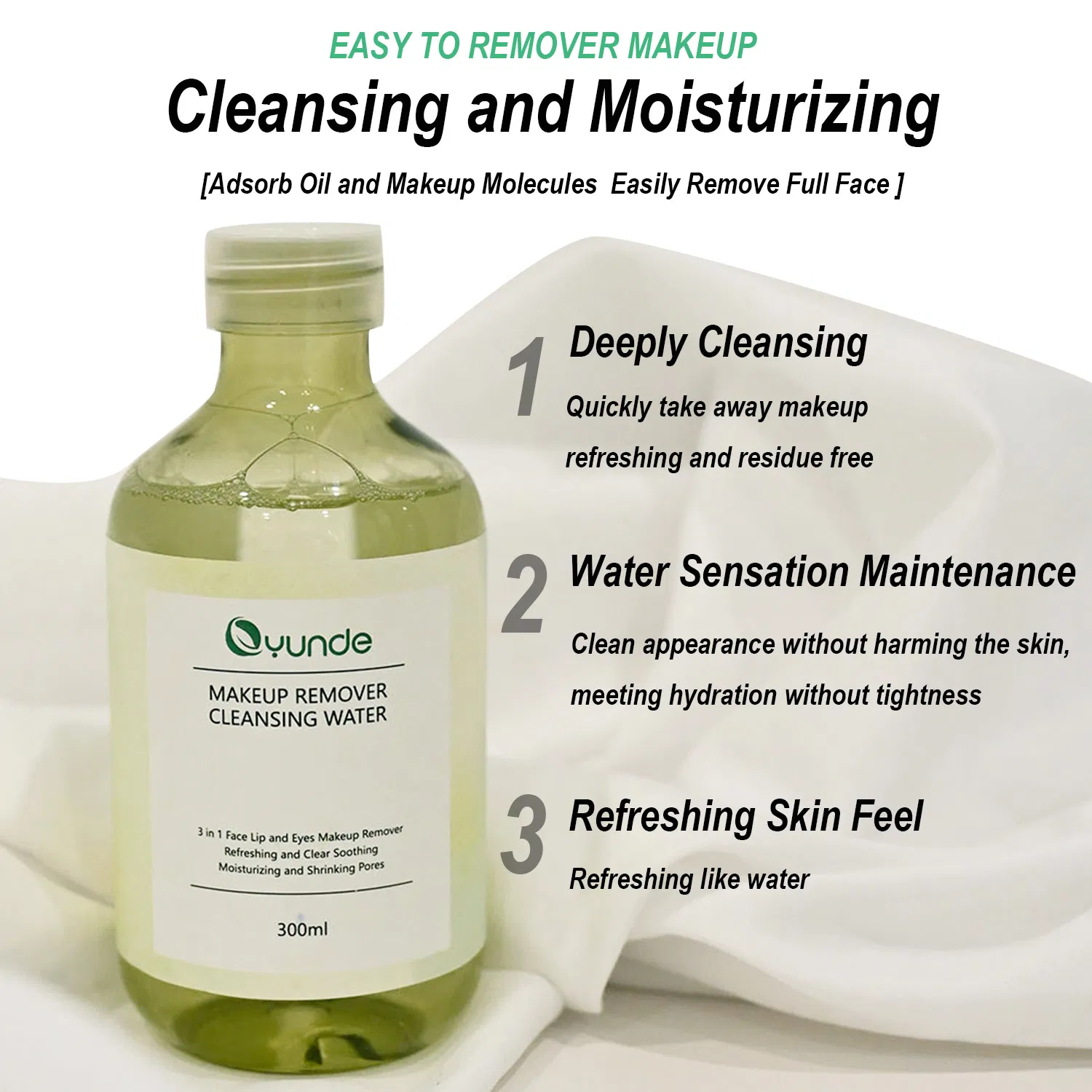 Can Be Customized Wash and Care in One, Gentle Cleaning, Makeup Remover