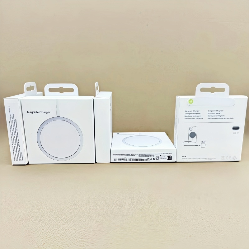 Magsafenet Magnetic Fast Charging Station for iPad Full Parts Packing Mobile Accessories for iPhone 17 16 15 Power Supply Block 15W Wireless Charger