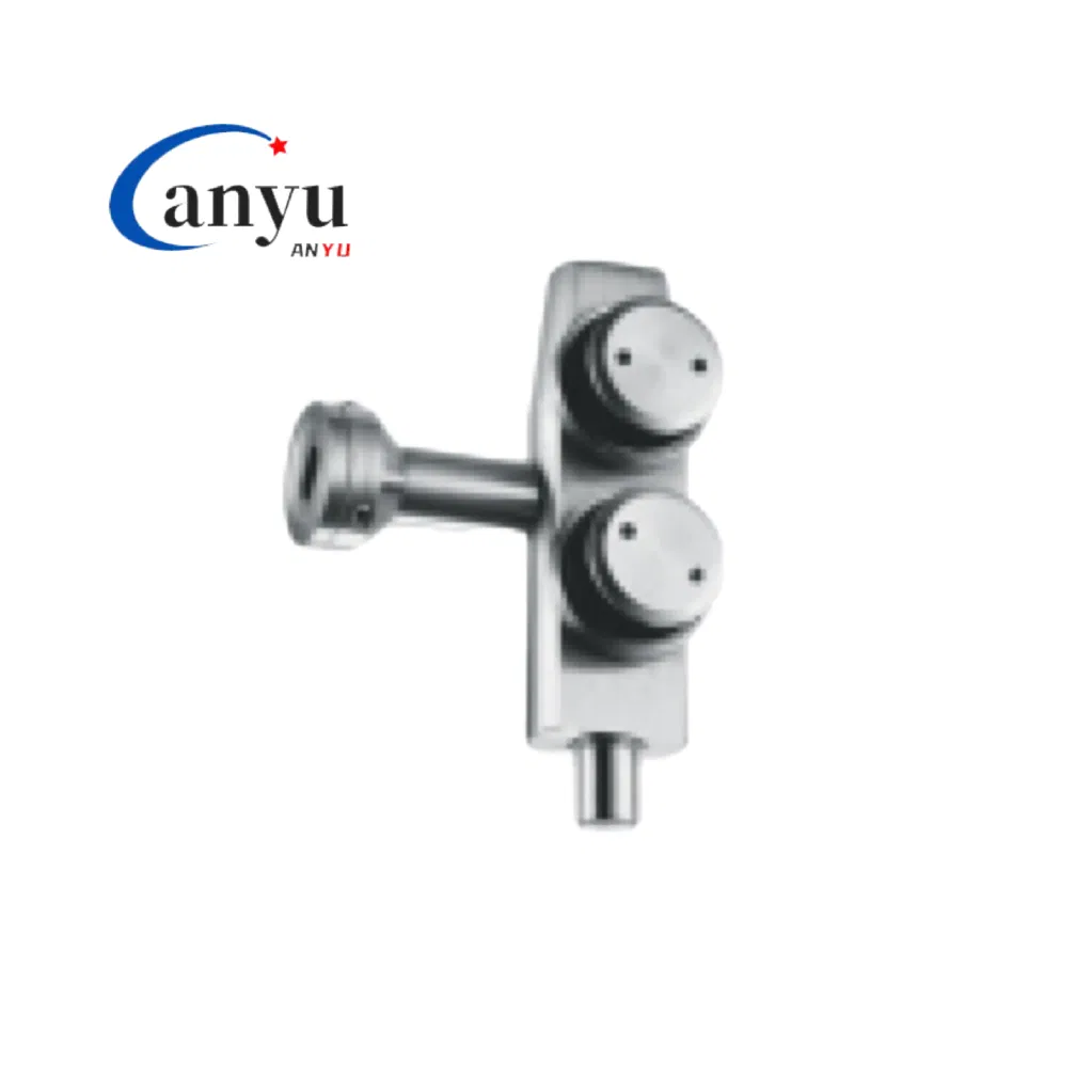 Stainless Steel Glass Wall Corner Swing Door Fitting Over Panel Pivot Glass Hardware