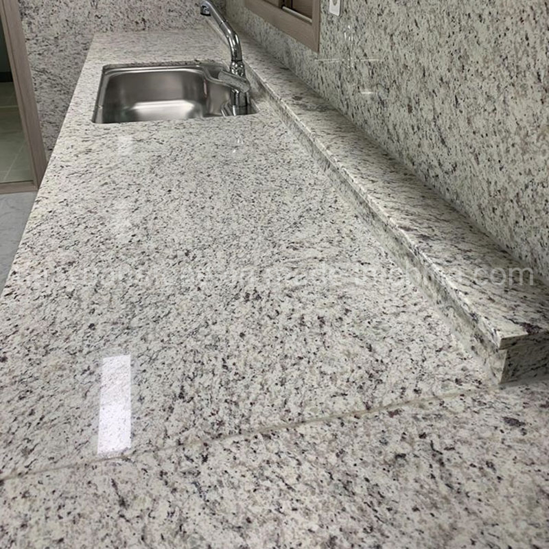 Customized Natural Brazil Stone Rose White Granite Bathroom, Kitchen Countertops