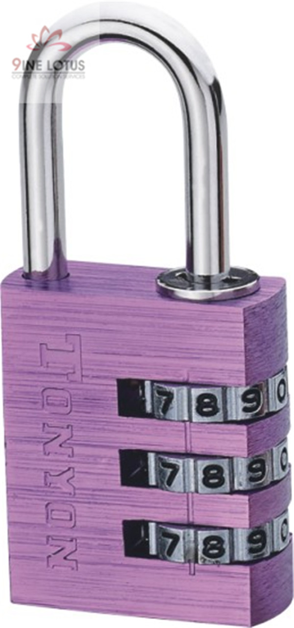High Quality Aluminum Alloy Color Combination Padlock 40mm