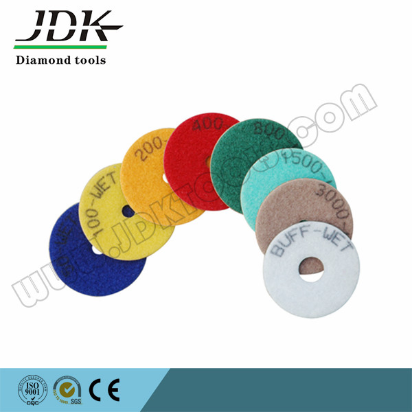 4 Inch Water Polishing Pads for Granite Marble Concrete