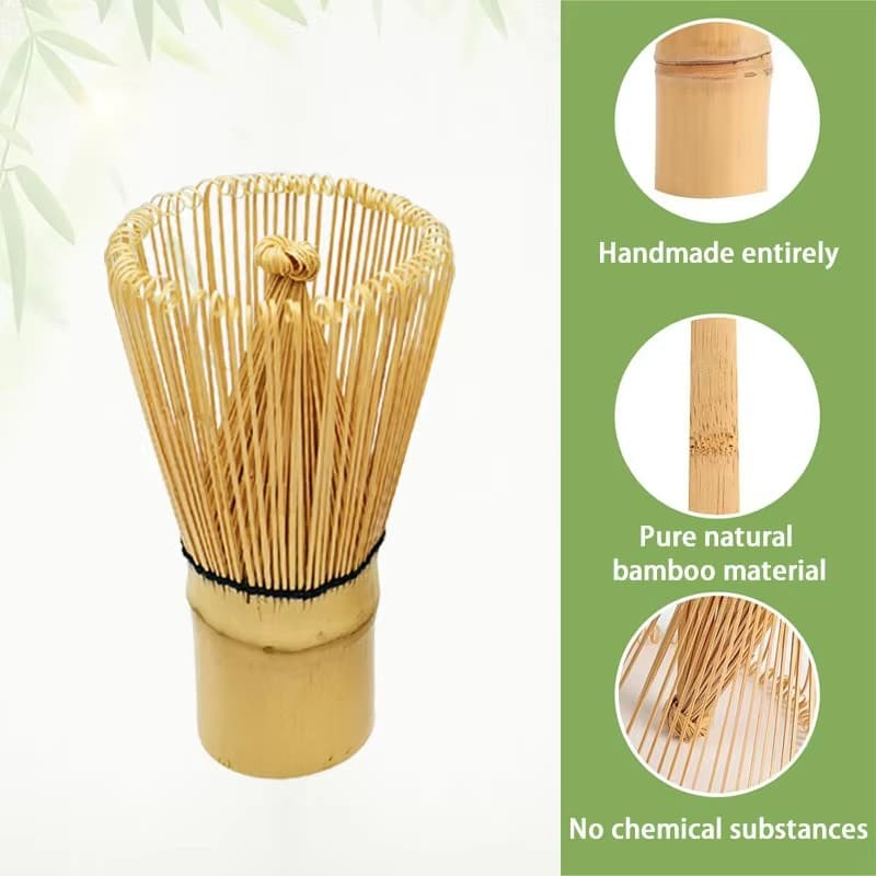 Japanese Matcha Set with Ceramic Bowl Bamboo Matcha Whisk