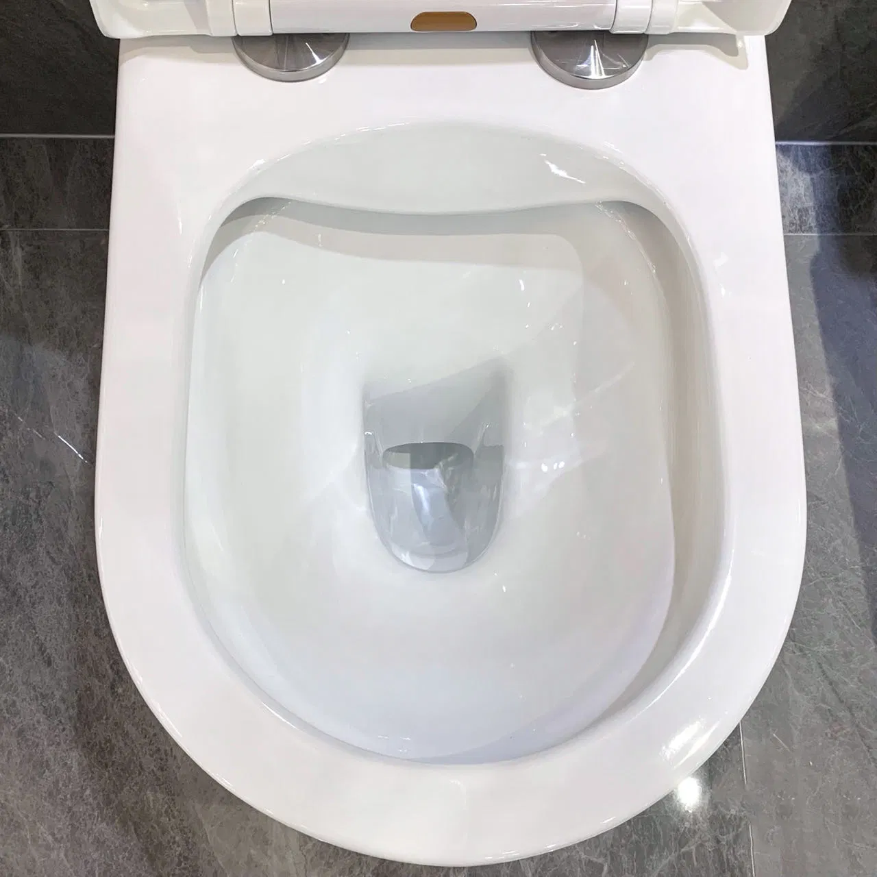 Watermark Designed Two-Piece Toilet for Stylish Hotel Bathrooms Wholesale Good Quality