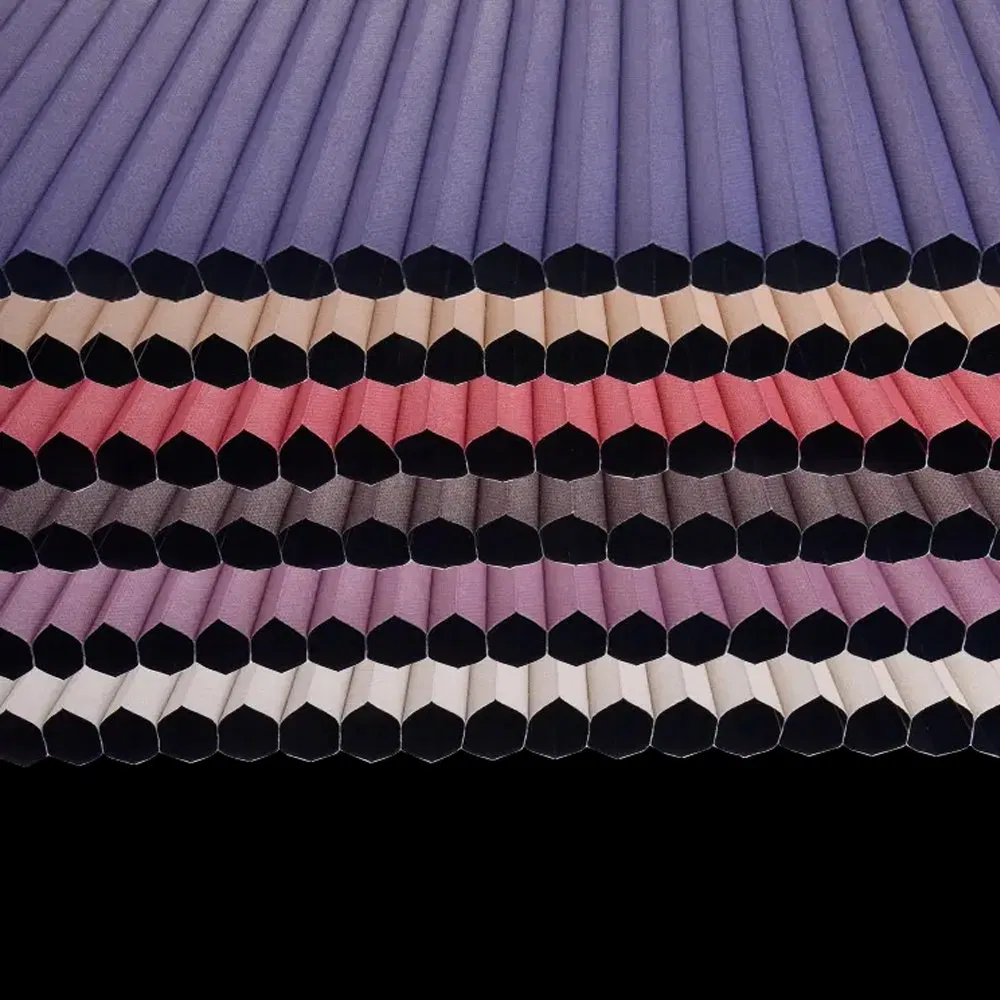 Double Cell Pleated Honeycomb Motorized Blinds Blackout Fabric for Hotel Window Blind