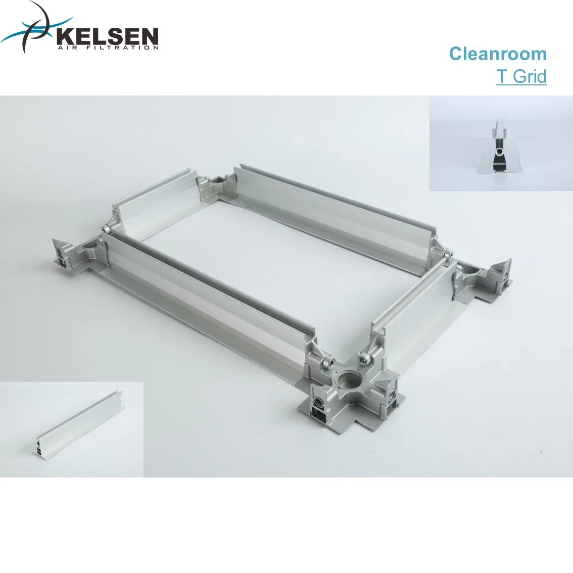 Cleanroom Room Side Replaceable Ceiling Joist T Grid Keel