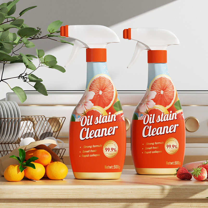 Household Kitchen Deep Dissolves Dirt Kitchen Cleaner Stain Remover Spray Oil Remover Strong Degreaser Remove Oil Stain Agent
