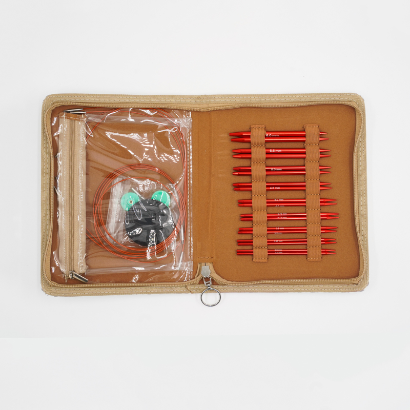 Aluminum Interchargable Circular Needles Sets (9PCS)