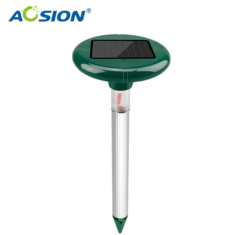Eco-Friendly Solar-Powered Snake Repellent with Garden LED Light Repeller
