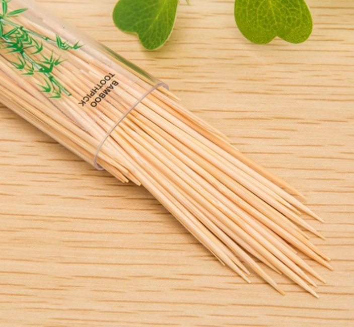 Disposable Bamboo Toothpick Dental Pick Mini Bamboo Skewer