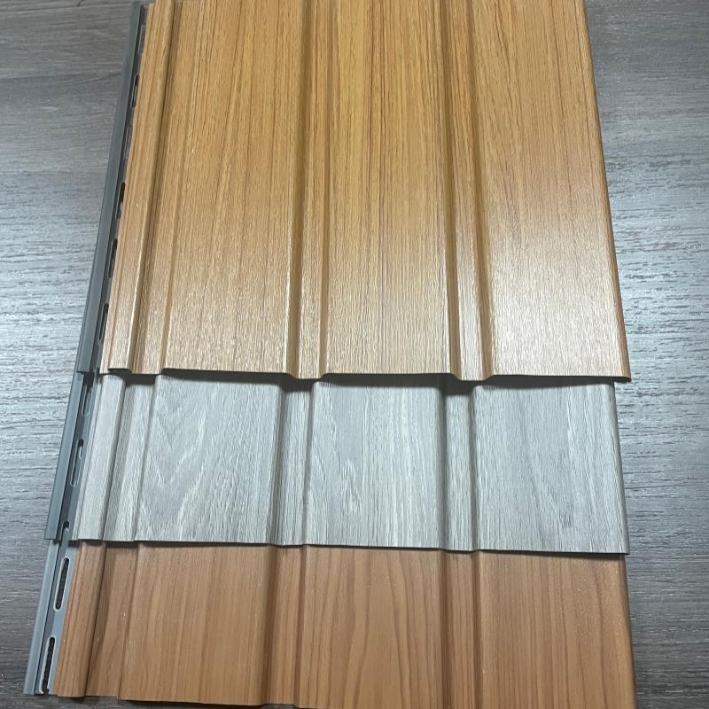 Factory Supply Economic Price Flexible 8inch Wooden Grain PVC Soffit Panels for Interior Ceiling