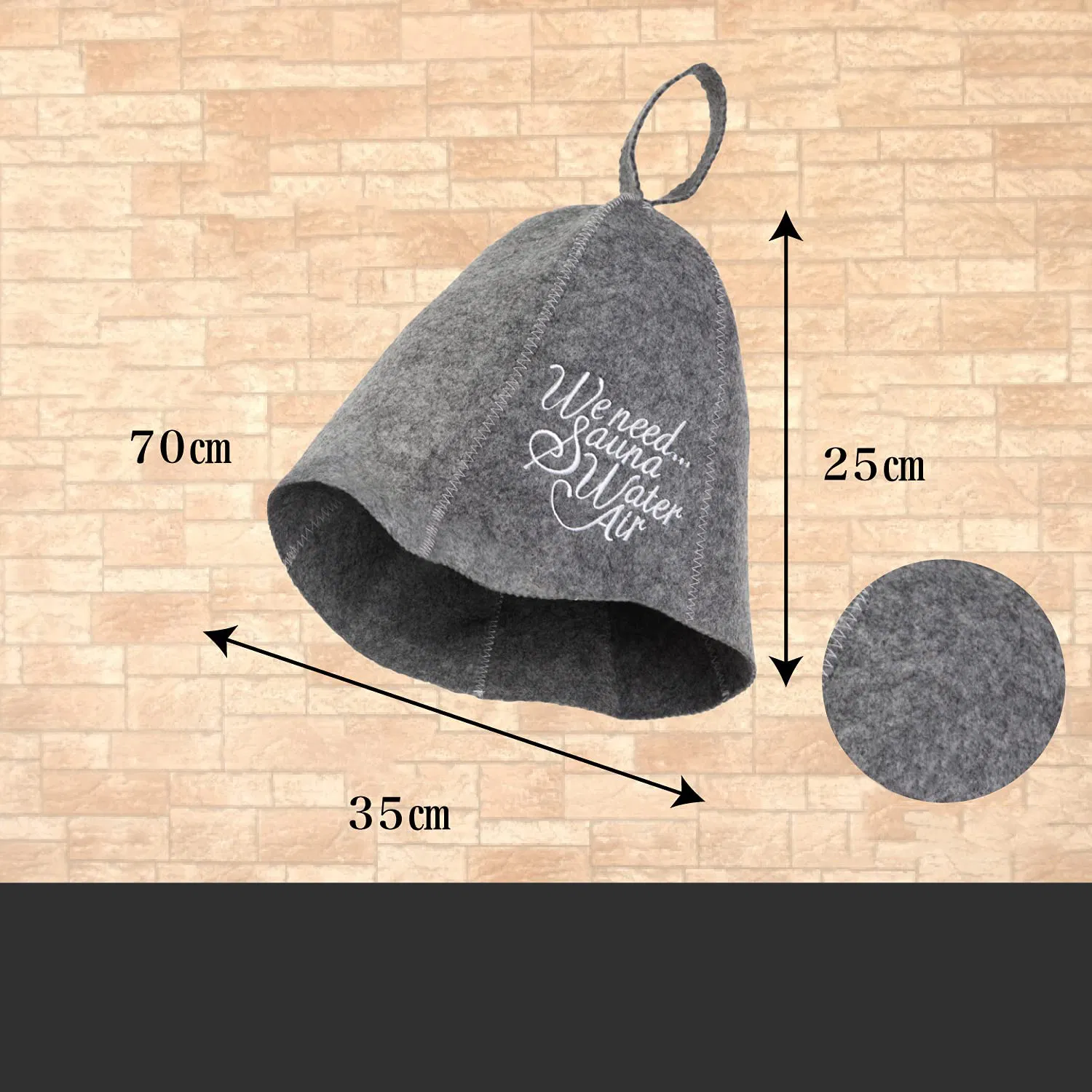 Cute Wool Bath Hats for Men/Women - Soft & Warm Thermal Protection