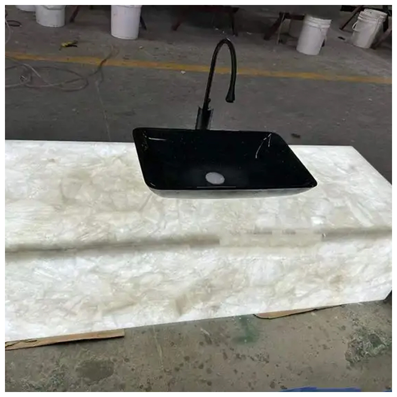 Brazilian Luxury Crystal White Quartzite Backlit Slabs
