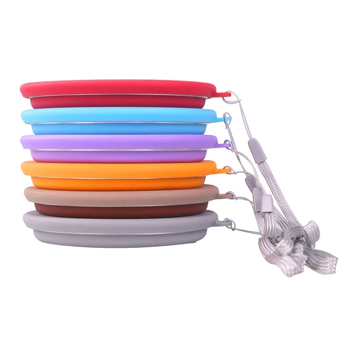 Outdoor Travel Silicone Retractable Collapsible Folding Foldable Water Cup