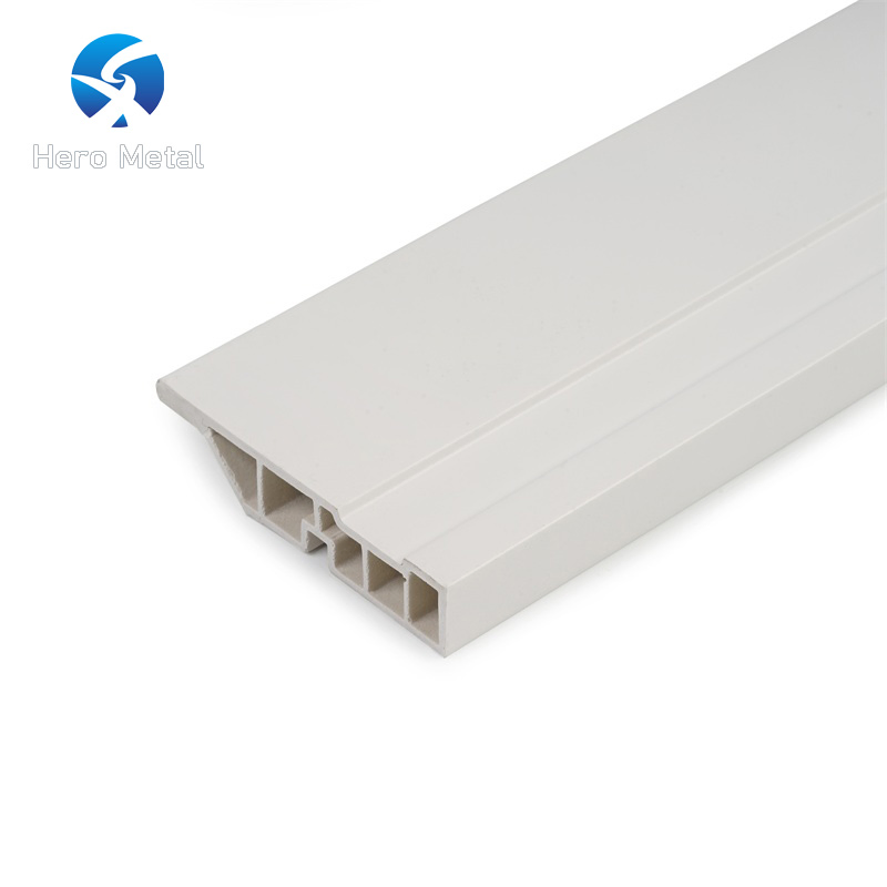 Cheap Price 100mm Bathroom Plastic Baseboard PVC Black Skirting Boards Strip