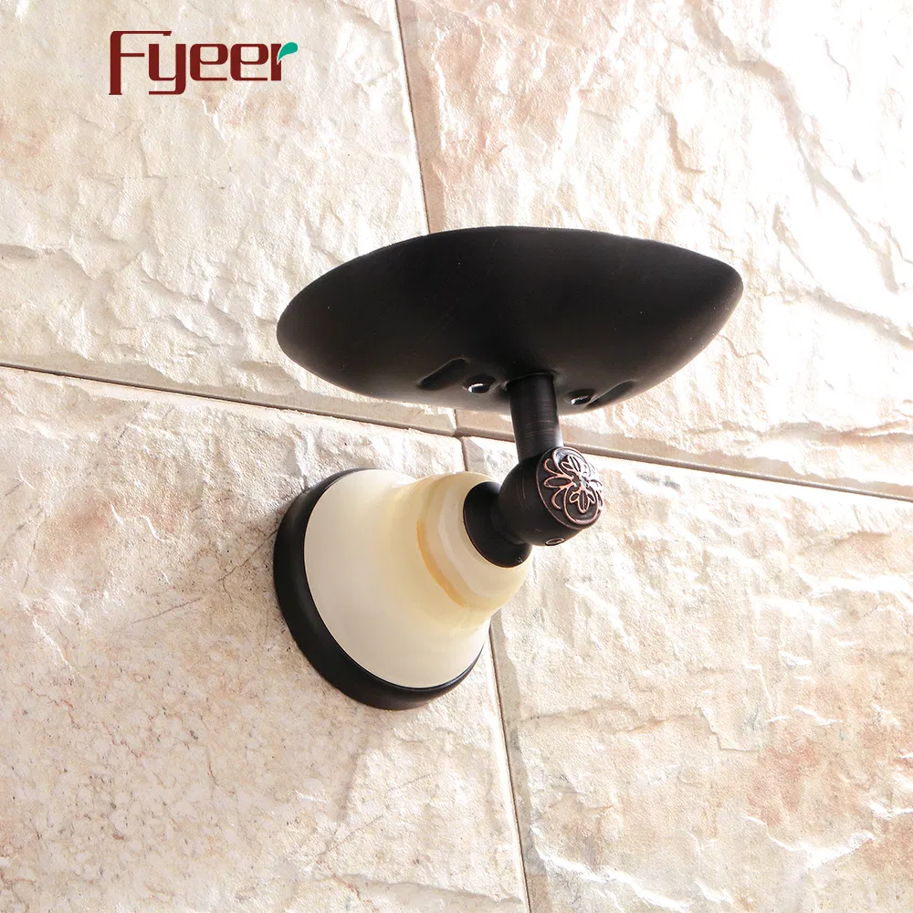 Мыльница настенная Fyeer Ceramic Base Black