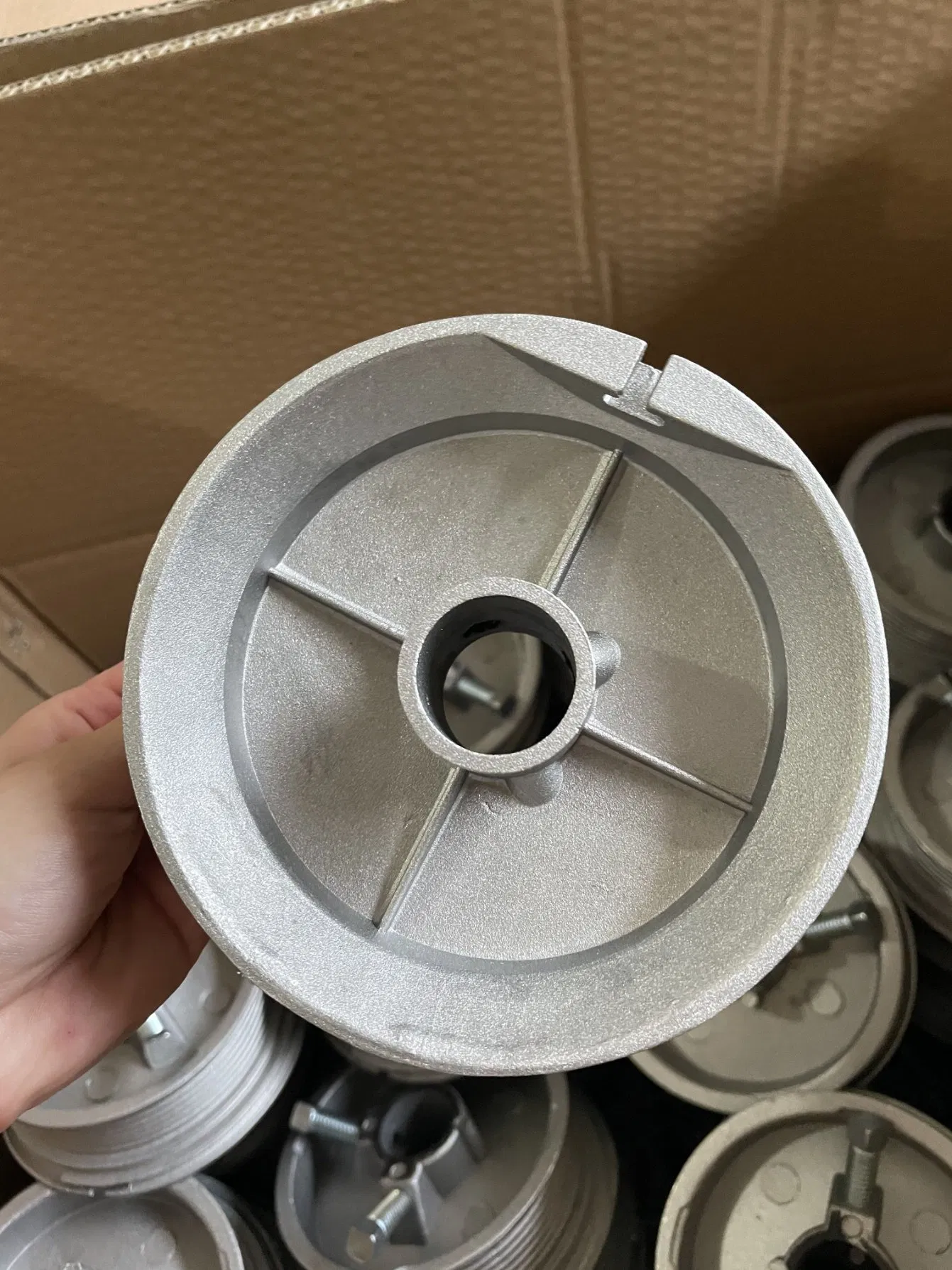 8 Inches Aluminum Drum Cable Reel Belong Garage Door Parts