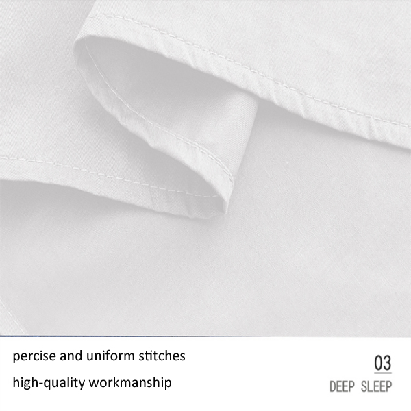 Cheap White Hotel Bed Linen Set Made of Tc50/50 40s Percale Fabric