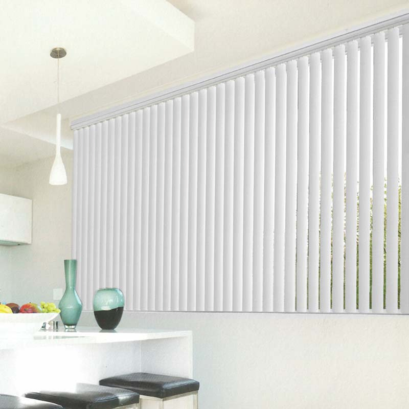 Concise Style PVC Vertical Blinds with 3.5 Inch Slats