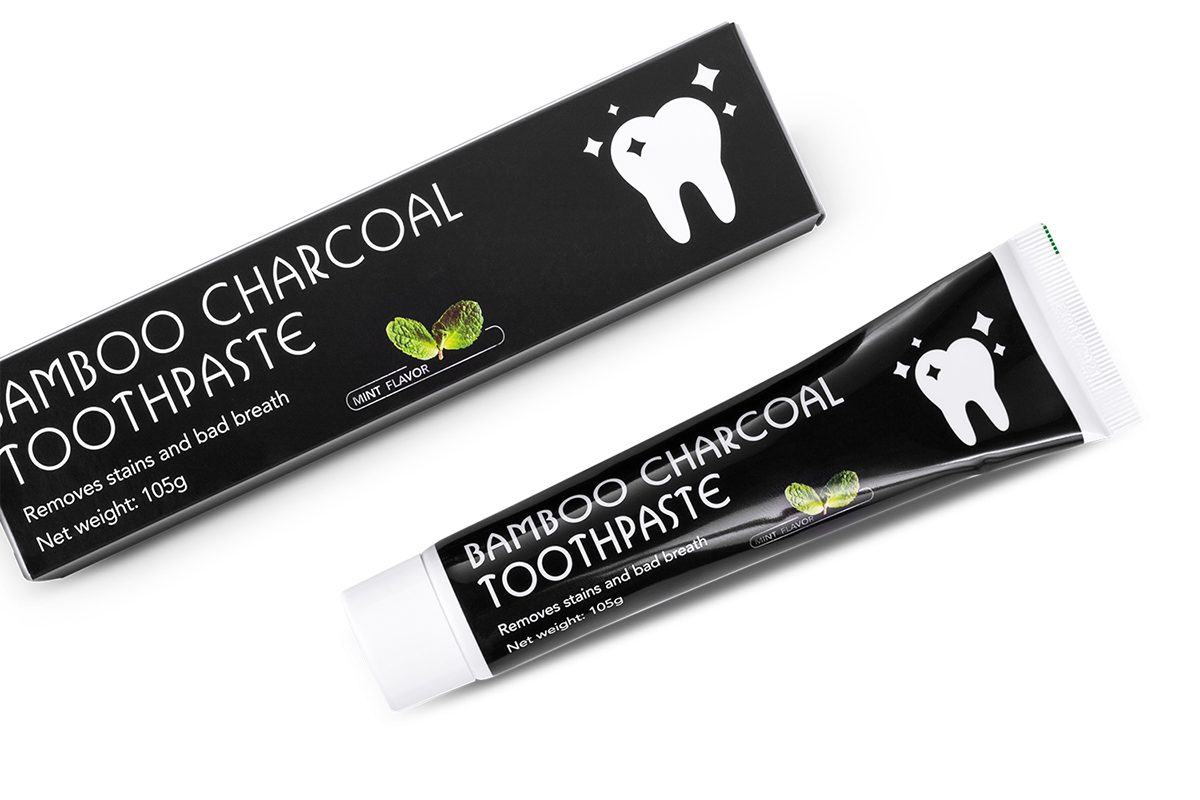 Teeth Whitening Paste Private Label Organic Fluoride Free Charcoal Coconut Toothpaste