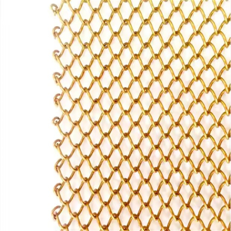 Powder Coated Silver Chain Link Mesh for Home Shop Decoration