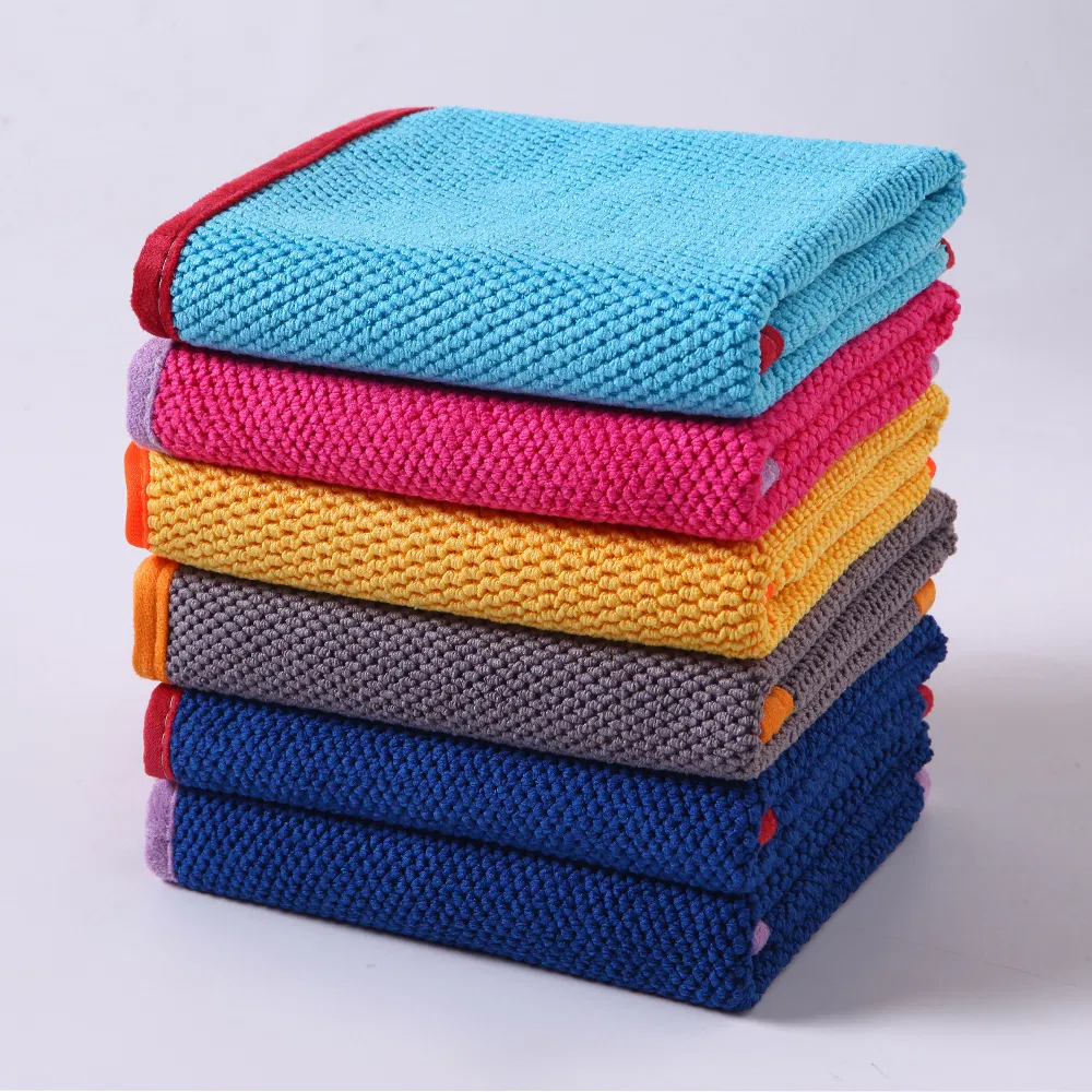 Luxury Kandler Series 30*30cm Microfiber Towel Car Glass Wipin Dusters Kitchen Dishcloth